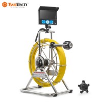 Self Level Image Sewer Drain Pipe Inspection Camera with 40m/50m/60m Cable