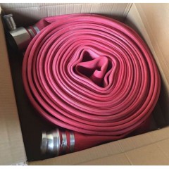 2.5inch 25m Red Rubber Fire Durable Fire Hose图1