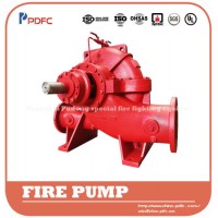 UL Listed Fire Fighting Equipment Centrifugal Split Case Fire Water Pumps  Electric and Diesel Drive