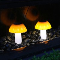 Solar Mushroom Garden Lights with Three Brightness