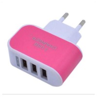 3A 5V 3 USB Mobile Portable Travel USB Wall Charger for iPhone / Samsung / Huawei