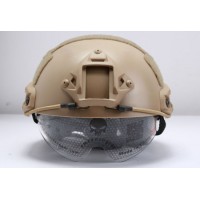 Tan Color Fast Iiia Ballistic Helmet