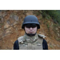 Nij Iiia Police and Military Ballistic Helmet Visor Bulletproof Helmet with Visor Bullet Proof Helme