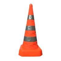 Hot Sells 28 Inch LED Recharger Collapsible Traffic Cone