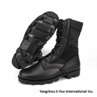 Factory High Quality Genuine Leather Military Shoes for Sale