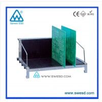 L-Style Metal Conductive PCB Circulation Rack Antistatic PCB Rack