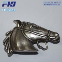 Movable Plate Buckle Metal Belt Buckle Horse Head Handicraft