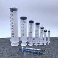 Wholesale Disposable Hospital Sterile Two Parts Plastic Injection Syringe