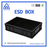 SMT ESD Corrugated Box OEM High Quality Black Cheap