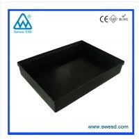 ESD PCB Store Tray for Electronic Products Anti-Static ESD Tray Plastic Black Injection Packaging Tr