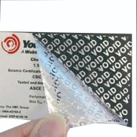 Security Tamper Evident Label Void Label Security Tape