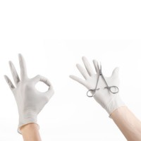 Factory High Quanlity Price Powder Free Latex Examination Gloves