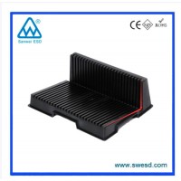 L-Style Conductive Plastic ESD PCB Circulation Rack High Temperature Resistance ESD SMT Magazine PCB