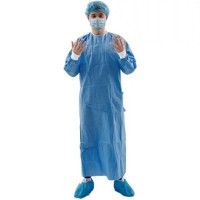 Disposable Surgical Isolation Gown En13795 SMS Sterile Safety Clothes Fast Delivery Manufacture Dire