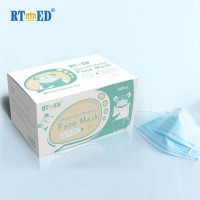 Non-Woven Fabric 3 Ply Disposable Respirator Protective Protection Dust Kids Face Mask Disposable Pr