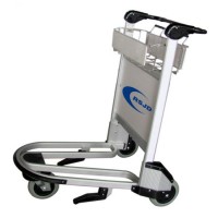 3 Wheels Airport Hand Brake Luggage Cart Trolley