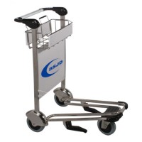 Stainless Steel Airport Hand Cart with Brake