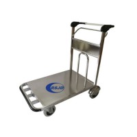 Heavy Duty Unfolding 300kg Pallet Platform Trolley with Hand Brake