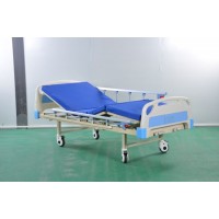 Manufacture Directly Supply Good Quality Manual Surgical Two Crank Hospital Bed Hospital Furniture