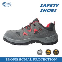 Construction Suede Leather Working Shoes  Protective Safety Worker Shoes Men Shoes