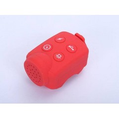 4 Functions Red Silicon Multi-Siren for Bike Battery Ring Bell图1