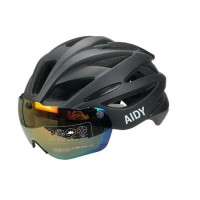 City Street Commute Bike Helmet with Detachable Sunglasses Magnet Goggle for Commuter Adult Cycling