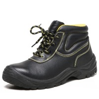 2020 High End High Quality Leather Safety Shoes with Steel Toe and Steel Plate