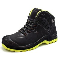 Work Boots with Composite-Toe Waterproof Leather with Slip-Resistant Rubber Sole Work Boots Safety S