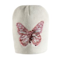 Metal Quality Butterfly Reversible Sequins Hats