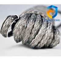 UHMWPE Offroad Recovery Winch Rope for Towing with Soft Shackle