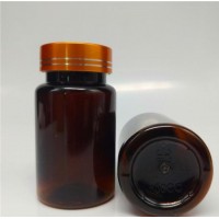 Pet 100g Amber Empty Medicine Plastic Bottle