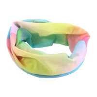 Outdoor Different Colors Dry Fit Sports Tie-Dyed Bandana Headwear Headband