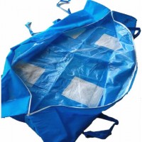 Custom blue PVC Funeral Disposable Waterproof Cadaver Bag