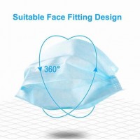 Nonwoven Disposable Materials Anti-Dust Activated Carbon Breathable Dust Face Mask