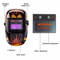 Heat Resistant Solar Auto Darkening Safety Automatic Welding Helmet