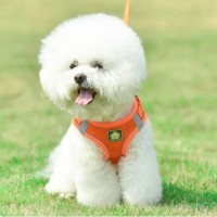 Vest-Style Dog Traction Rope Reflective Breathable Dog Rope  Pet Chest Strap