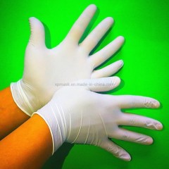 High Quality Disposable Latex Gloves Non-Sterile Powder Free Food Grade Latex Gloves with Ce/FDA Cer图1