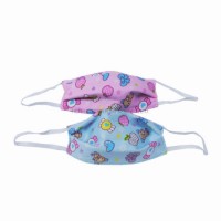 Earloop or Tie-on Reusable Anti-Fog and Dustproof Facial Masks for Children