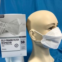 Dustproof Earloop Disposable Mouth Respirator KN95 Masks with White Color