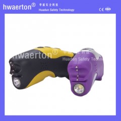 Rechargeable Electric Shock Stun Gun with Loud Alarm Warning Flashlight图1