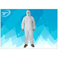 Polypropylene Spunbond Disposable Coverall Suit with Hood Waterproof