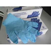 Disposible Powder Free Safety Examination Nitrile Gloves with Different Color