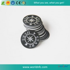 13.56MHz Ultralight RFID PVC Coin Tags图1