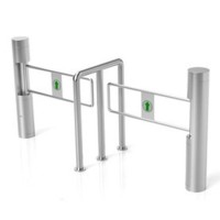Barcode Scanner Automatic Barrier Gate  304 Stainless Steel Security Gate