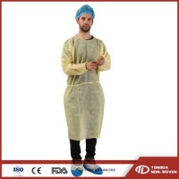 Manufacturer PPE Disposable Protective Clothing Non Woven Isolation Gown