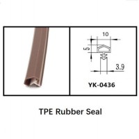 TPE Bulb Wooden Door Slot Groov Rubber Sealing Strips