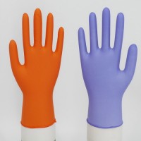 Size S-M-L-XL Powder Free Protective Disposable Nitrile Gloves with Different Colour