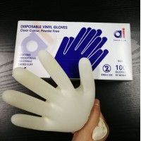 Disposable PVC Gloves Free Manufacturer Nitrile Gloves Powder Food Examination Gloves 100PCS