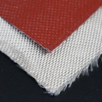 Heat and Flame Resistant Thermal Insulation PU Coated High Silica Fabric