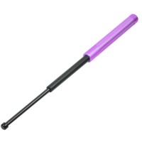 Baton for Women Self-Defense Five Colour Aluminum Alloy Nylon Composite Purple Handle